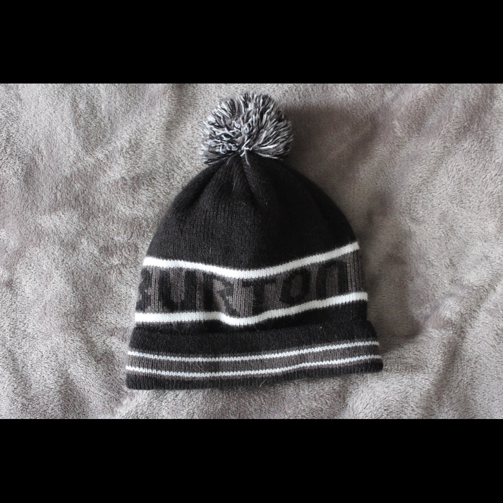 Burton black beanie